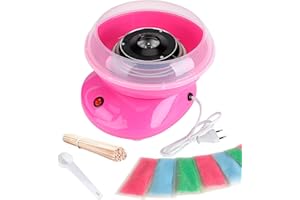 SIDRAL Macchina per Zucchero Filato/per Feste/Kit Completo di Tutto Il Vostro Cotone da Zucchero.