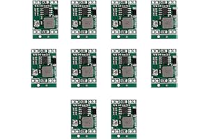SOLRYN 10 Piezas Buck Converter DC-DC, Convertidor Reductor Ajustable 4.5V-28V 3A, Mini Step-Down Regulador de Voltaje, Convertida Buck MóDulo de Fuente de Alimentación