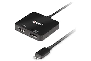Club 3D USB typu C 3.2 MST Hub na Dual HDMI™ 4K60Hz St./B., CSV-1556