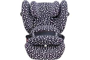 JYOKO KIDS Rivestimento per seggiolino auto in cotone compatibile con Cybex Pallas G I-SIZE (Fodera, WINTER SKY)