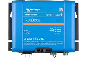Victron Energy Smart IP43 12 Volts 30 AMP 120-240VAC, (1+1) Sortie Chargeur de Batterie avec Bluetooth
