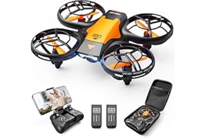 4DRC V8 Mini Drone avec Caméra 720P WiFi FPV, 20 Minutes de Vol, Induction de Gravité, Vol de Trajectoire, Mode sans Tête, 360° Flips Maintien d'altitude, pour Les Débutants et Les Enfants