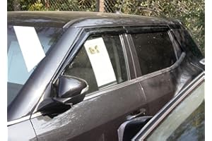 AUTO CLOVER Déflecteurs d'air pour fenêtre Visières 4P compatible avec 2015–2016 SSANGYONG Tivoli