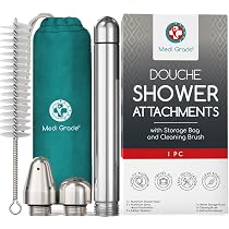 Medi Grade Accessori Enema Kit per Doccia Anale – 3 Pezzi in ...