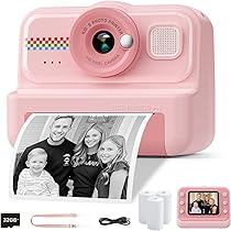 Sunny & Fun Crafty Cam: Fotocamera Istantanea Per Bambini Con Stampina Integrata, Schermo Da 2,4'' E Sensore 5MP - Colore Rosa - 4