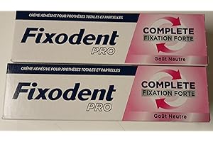 Fixodent Pro Soin Neutre 47 g - Lot de 2