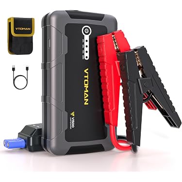 YUSMAN Booster Avviamento Auto - 3000A Portatile Avviatore Di