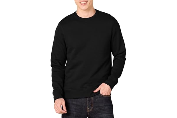 Amazon Essentials Homme Sweat-Shirt à col Rond en Polaire (Grandes Tailles Disponibles)