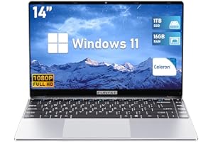 FUNYET DuetBook - Ordinateur Portable 14,1 Pouces, Windows 11 Pro, Celeron N5095 16 Go de RAM 1 to SSD, Jusqu'à 2,9 GHz IPS FHD 1920 x 1080 USB HDMI Bluetooth Convertible 180°