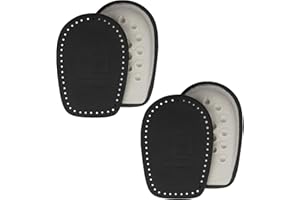 Lenzen 2 Pares de Pads in Pelle Nera I Inserti Per Scarpe I Solette Per Scarpe Ortopediche I Uomo e Donna