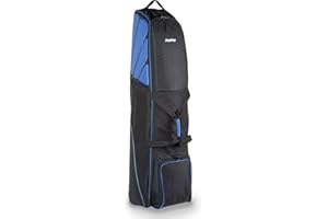 BAG BOY Bagboy Unisex Adult T-650 Travel Cover - Black/Royal Blue, One Size