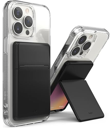 Porte-cartes Adhésif Ringke Flip Card Holder - Colle à L'arrière Du Téléphone, Jusqu'à 6-8 Cartes, Bande élastique, Compatible IPhone, Samsung, Xiaomi - 4
