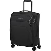 Samsonite Spark SNG 2 4-Wheels Cabin Suitcase, 55 cm | Black, Expandable Softcase, 55A x 40W x 23P, 48/55L, 6 lbs, with TSA L