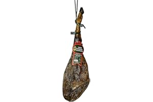 DE PURA MADRE JAMÓN DE CEBO DE CAMPO 50% RAZA IBÉRICA, PROCEDENTE DE HUELVA,CURACIÓN NATURAL 100%. PESO SOBRE 8 KG
