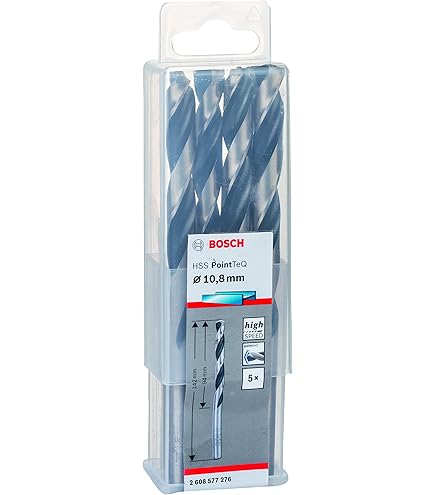 QUARKZMAN M8 x 1,25 schroefdraadboor voor metrische schroefdraad, 200 mm, extra lange rechte schroefdraad, H2, reparatiegereedschap