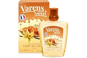 ULRIC DE VARENS - Eau de Parfum Varens Sweet Vanille Caramel - Gourmand, Caramel, Vanille - Parfum Femme - Vaporisateur - Made in France - 50 ml