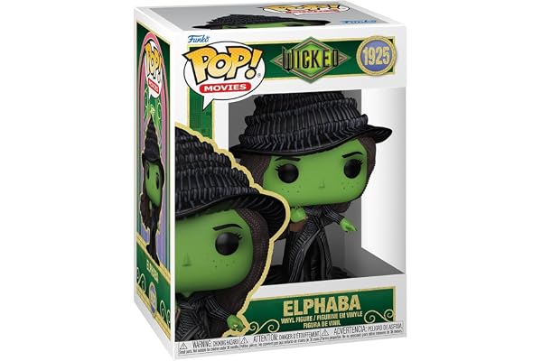 Funko Pop! Filmer. Wicked: for Good – Elphaba – vinyl samlarfigur – presentidé – officiella handelsvaror – leksaker för barn