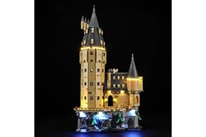 BRIKSMAX Luci led per LEGO Harry Potter Castello di Hogwarts: Torre della grande scalinata principale 76454 - Kit Illuminazione per Modelli Lego 76454- Non Include Set Originale