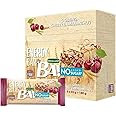 Bakalland BA! Energy Bar No Sugar Cherry and Amaranthus Healthy Bar Snacks with Natural Fiber Zero Hydrogenated Fats and No Glucose - Ppack of 6x30g