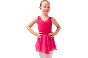 ‎TANZMUSTER tanzmuster ® Ballettrock Mädchen - Eva - Röckchen aus Chiffon zum Reinschlüpfen fürs Ballett