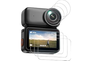 AMAZEAR (6 pack) Skärmskydd för DJI Osmo Nano Actionkamera, Härdat Glas Skyddsfilm, 9H Hårdhet, Beröringskänslig, Ultraklar