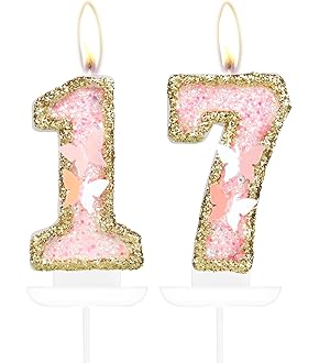 Happy 17th Birthday Banner - Rosa Rose Gold Dekoration Für Mädchen