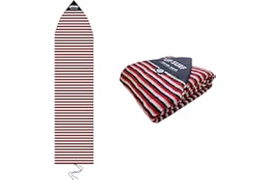 UP SURF UPSURF 5'8"/5'10"/6'0"/6'6"Surfnoard Sock Cover Long Board Sock Cover Light Protective Bag per la tua tavola da surf
