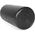 CanDo Foam roller compact / Fascial roll / Massage roll- Pilates, Physio, Yoga, trigger point, 31 x 15 x 15 cm, black