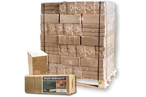 ‎HOLZ4HOME holz4home® RUF - Holzbriketts Mischholz 960 kg pro Palette I 96 Pakete I Brennholz als Briketts geeignet für Kamin und Ofen I Anzünder