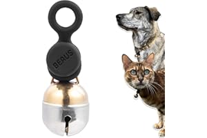 Beau's Bells V2 | Cat & Dog Collar Bells with New Quick Loop Easy Release Clip | Handmade Copper | Track Your Pet | Protect Wildlife