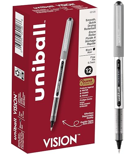 Uni-ball Gel Impact UM-153 Tintenroller, 1,0 Mm – Weiß, 3 Stück | Breite Strichstärke, Für Kreative Projekte
