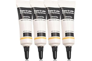 LILELIG 4 Stück Silikonfett für Kaffeevollautomaten à 10 g, Transparente Silicone Grease O Ring Fett, Silikonfett für Dichtungen, Silikonfett Schmiermittel Verhindert Das Anhaften Von Ventilen Und O Ringen