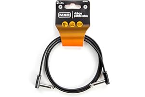 JIM DUNLOP MXR Ribbon Patchkabel, 3 Fuß | 0,9 m, 1/4-Zoll-Winkelstecker, 90 cm (DCPR3)
