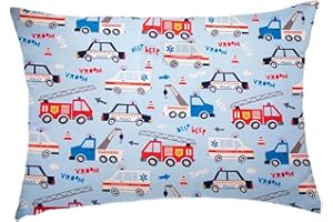 Billion Xin Organic Cotton Children's Travel Pillow, 33x45 cm, Animal Print, Soft, Breathable, Machine Washable