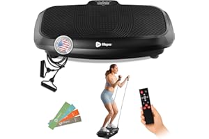 Lifepro Vibration Plate Exercise Machine with Magnetic Acupoints - Full Body Vibration Platform for Beginners and Recovery - Ideal Lymphatic Drainage Massager for Muscle Toning and Overall Fitness