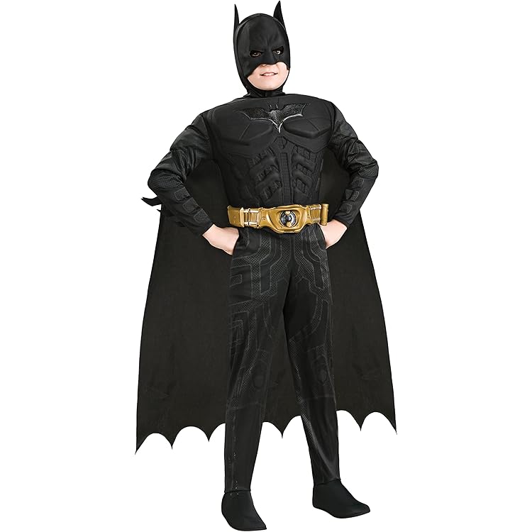 DC Batman The Dark Knight Rises: Batman Costume For Kids By Rubies, Boy's No Size