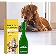 Azonee 1 Pack Spot on Flea Tick Lice Repellent Pet Kit 1 Pipettes in Total of Spot on Treatment for Pets, Stops Fleas Multiplying on Pet and in Home, Insect & Flea Treatment for House & Animal