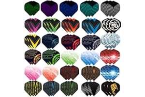Ohaoduo 90 Unidades de Plumas para Dardos, Accesorios para Dardos, Plumas estándar, clásicas, para Dardos de Acero y Blandos, Forma estándar,