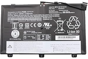 HUBEI 00HW000 00HW001 SB10F46438 SB10F46439 4ICP7 / 52/76 Remplacement de la Batterie pour Ordinateur Portable Lenovo ThinkPad S3 Yoga 14 Series Notebook 20DM 20DN (14.8V 56Wh 3785mAh)