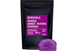 BOROVELA Fioletowy słodki ziemniak w proszku Naturalny fioletowy barwnik spożywczy Mix do deserów do pieczenia Smoothies 100% naturalny składnik 100g