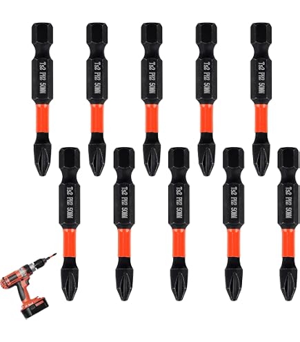 KELSON 50mm Pozi Drive Impact Screwdriver Bit Set – PZ1 PZ2 PZ3 – 1/4 Hex Shank