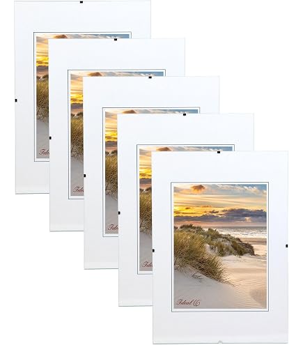 Rahmenloser Bilderhalter 30x30 Cm Mit Clips & Normalglas – Made In Germany