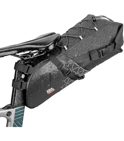 NEWBOLER Borsa Per Bicicletta Con Lega Di Alluminio, 10 L - Foto 4