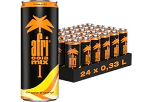 Afri Cola Mix (Cola + Limonade) - erfrischender afri-Geschmack trifft fruchtige Orange - koffeinhaltig - in der praktischen G