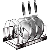 Range Couvercle 14 Compartiments Réglables Swetfela - Organisateur Casseroles Poêles Et Ustensiles De Cuisine