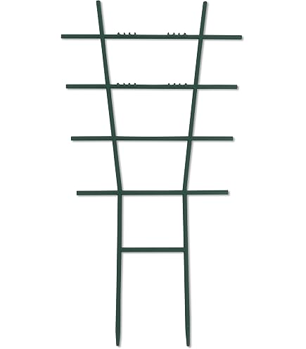 FOSDICK Set De 4 Enrejados De Madera Para Plantas Trepadoras, Soportes Decorativos Creativos Para Macetas, Ideales Para Hiedra, Tomates, Pepinos Y Flores En Interior Y Exterior