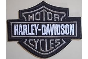 NoceraStore - Patch Toppa Termoadesiva Harley Davidson misura 9.5*7.3 cm x Giacche e Gilet Giubbotto