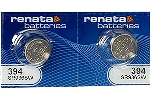 BEST PRICE SQUARE Uhrenbatterie Renata Swiss Made Renata 394 oder SR936SW oder AG9 1.5V schnelle Schiff (2 x 394 oder SR 936 SW)