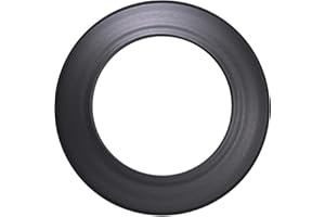 FIREFIX R130/R Ofenrohrrosette für 2 mm Starke Ofenrohre/Rauchrohre in 130 mm Durchmesser, für Kaminöfen und Feuerstellen, Senotherm, schwarz, starr