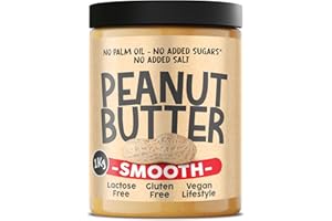VS VITAMIN STORE Burro Di Arachidi Proteico Senza Zuccheri Smooth – 1kg Peanut Butter – 30% Proteine 100% Naturale Senza Olio di Palma Degrassato – Crema spalmabile proteica di frutta secca